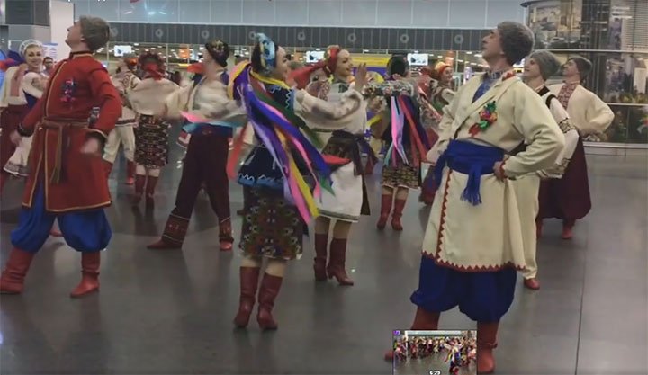 В аеропорту «Бориспіль» стартувало всеукраїнське турне ансамблю ім. Вірського В аеропорту «Бориспіль» стартувало всеукраїнське турне ансамблю ім. Вірського