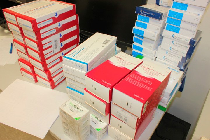 В аеропорту "Бориспіль" затримано велику партію медпрепаратів без документів В аеропорту "Бориспіль" затримано велику партію медпрепаратів без документів