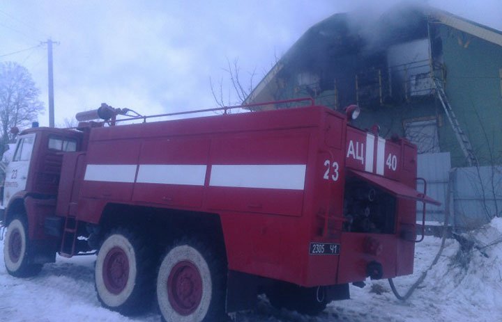 В селі Сошників горіла приватна оселя