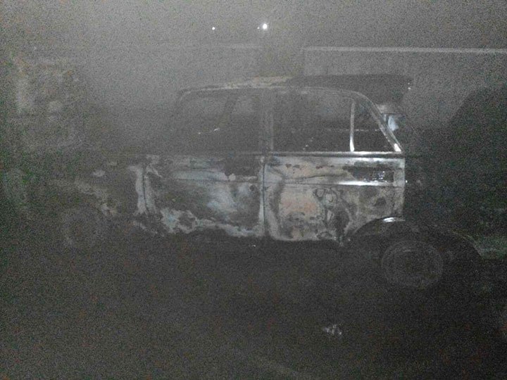У Яготинському районі горів легковий автомобіль У Яготинському районі горів легковий автомобіль