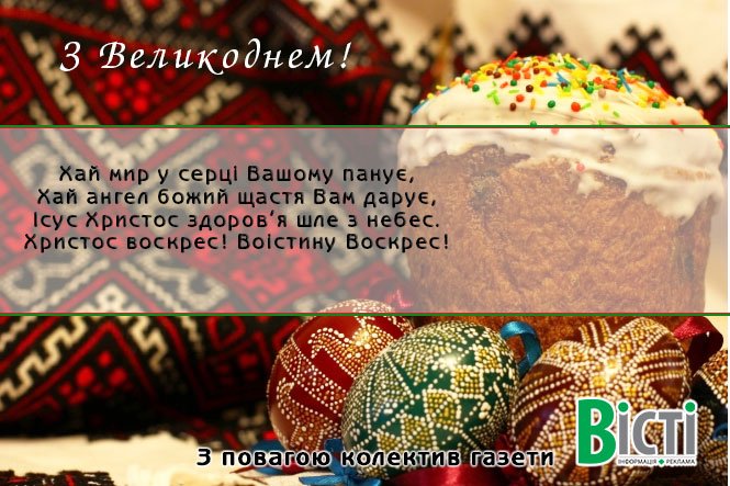 З Воскресінням Христовим!