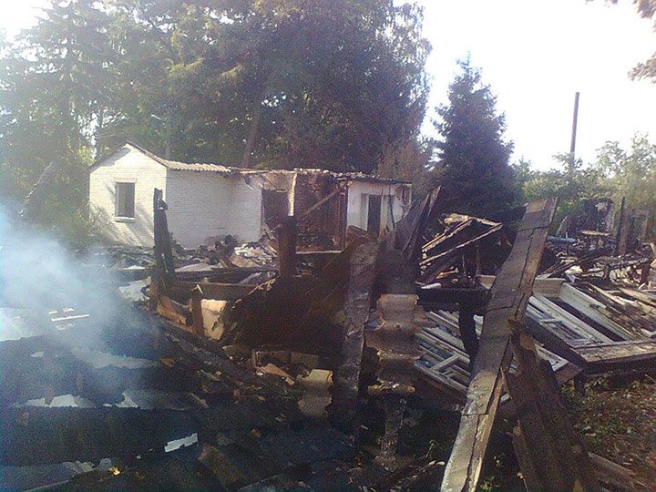 У Борисполі з'явився палій