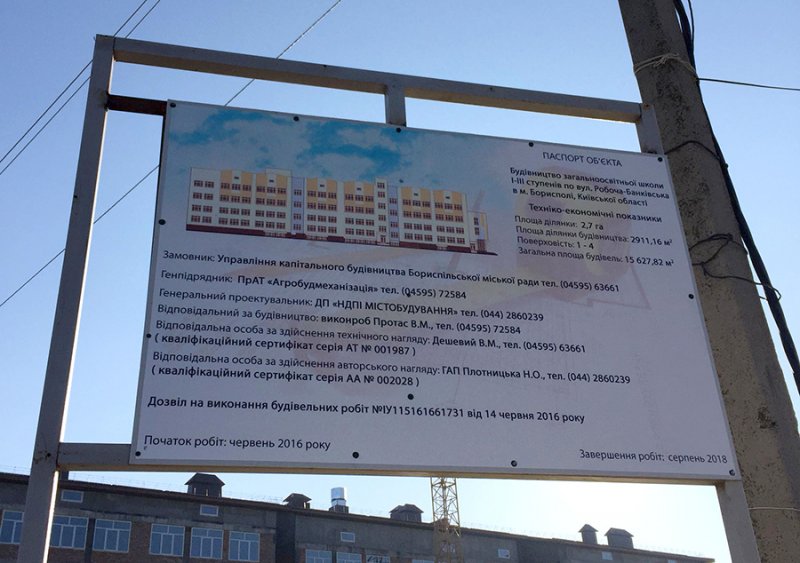 У Борисполі росте нова школа