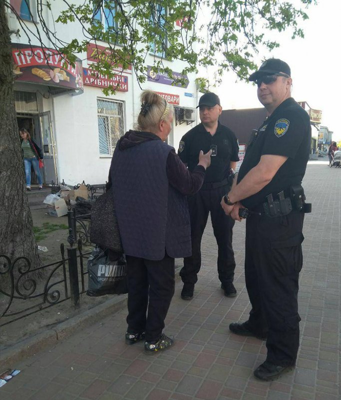 Активісти ГФзОГП"ЗТО Бориспіль" допомогли побороти стихійну торгівлю в центрі міста
