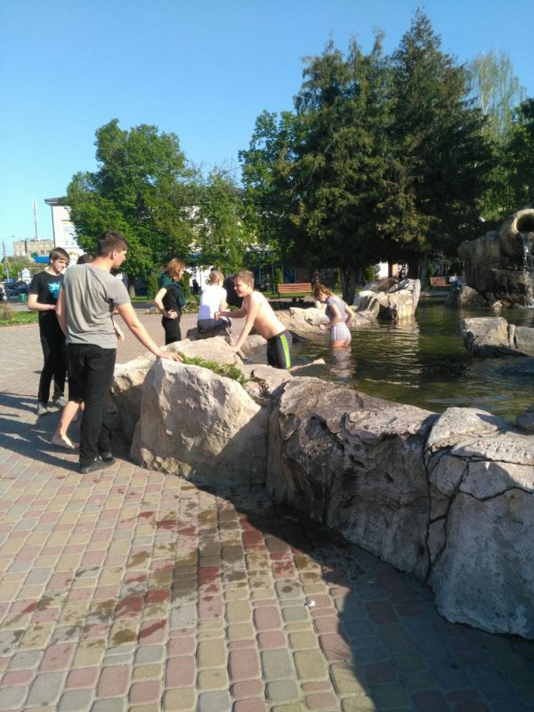 Відкрито купальний сезон у центрі Борисполя Відкрито купальний сезон у центрі Борисполя