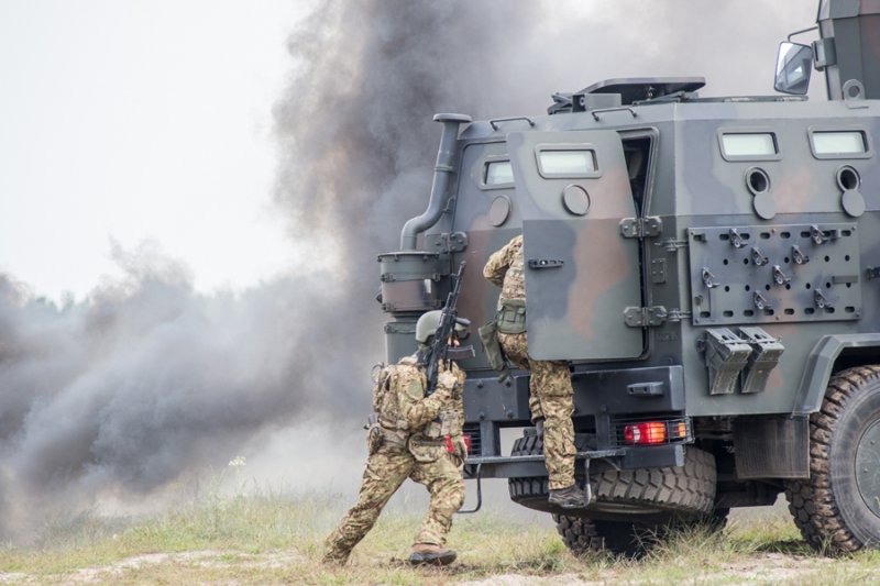 Військовослужбовці у Старому зустріли делегацію Національної гвардії штату Каліфорнія