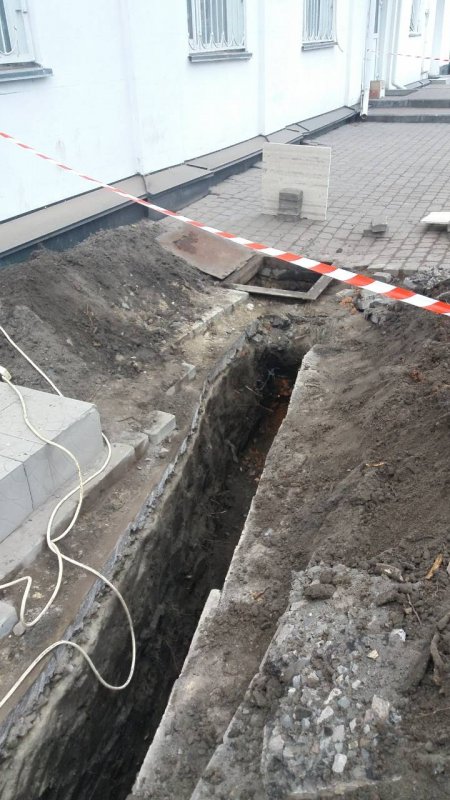 Відділ з контролю за благоустроєм повідомляє про незаконні ремонтні роботи у центрі Борисполя