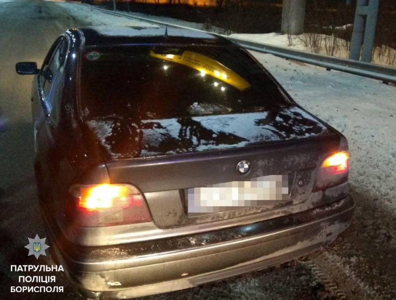 На Бориспільщині затримали чоловіка, який втік із АЗС не заплативши за паливо