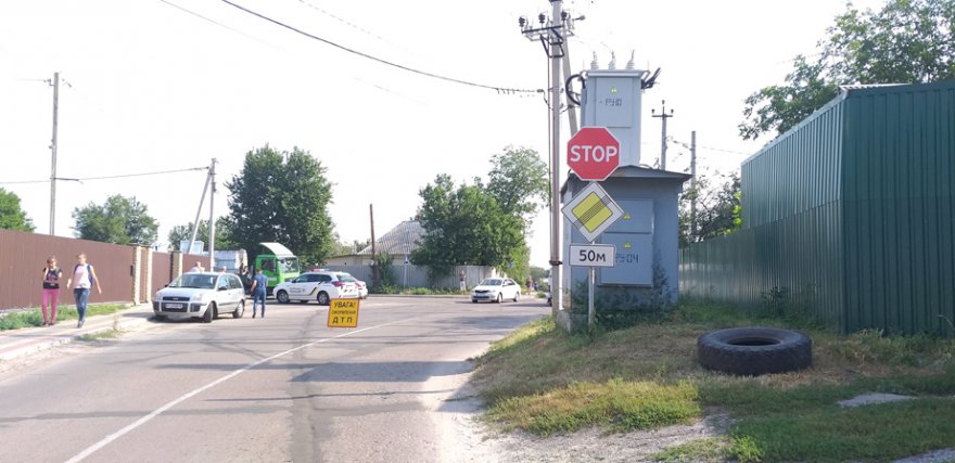 Перехрестя вулиць Толстого і Сергія Камінського знову підтвердило репутацію аварійно небезпечного 