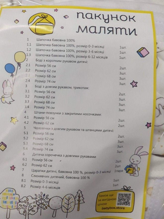 Пологове відділення отримало 50 «пакунків маляти» Пологове відділення отримало 50 «пакунків маляти»