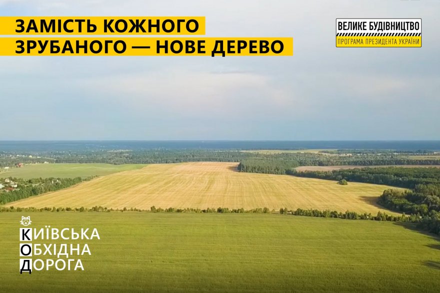 Замість кожного зрубаного — нове дерево: як відбуватиметься будівництво Київської обхідної дороги