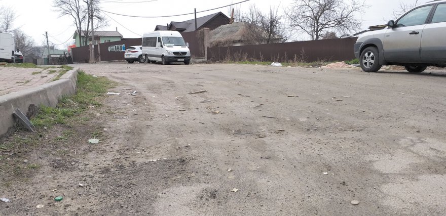 Бездоріжжя у центрі Борисполя Бездоріжжя у центрі Борисполя