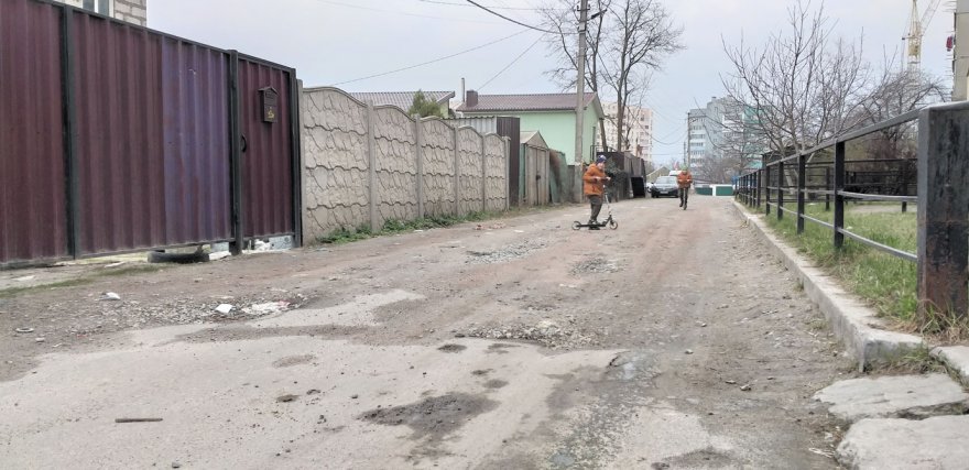 Бездоріжжя у центрі Борисполя Бездоріжжя у центрі Борисполя