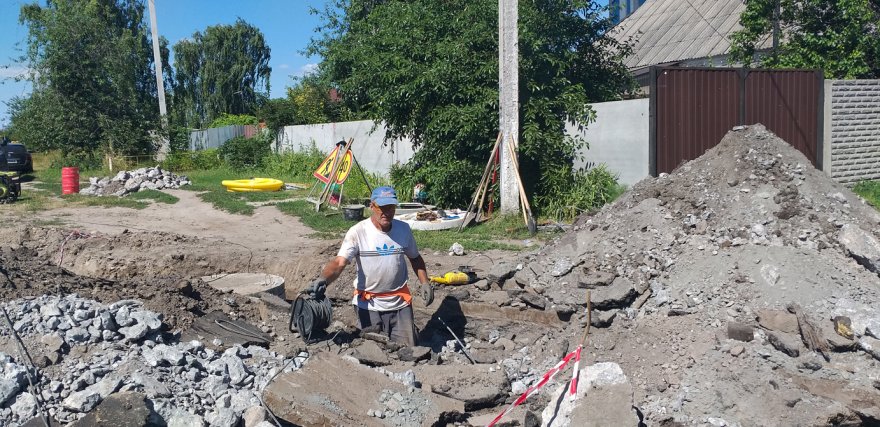 Водовідведення на вулиці Шевченка — на фініші
