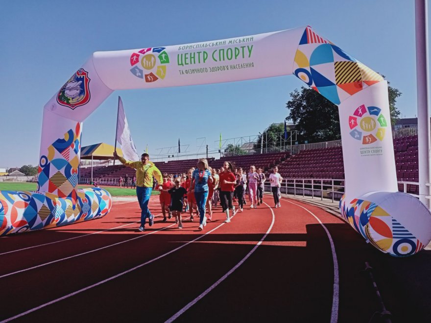 Олімпійський урок в Борисполі Олімпійський урок в Борисполі