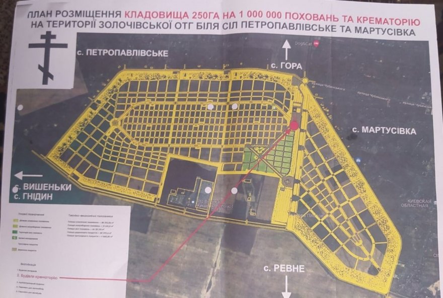 Біля села Гора на Бориспільщині побудують крематорій Біля села Гора на Бориспільщині побудують крематорій