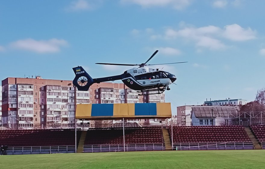 «Літаюча швидка» допомога завітала до Борисполя «Літаюча швидка» допомога завітала до Борисполя