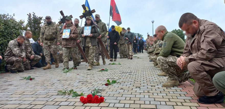 В останню путь проводжали героїв — бійців ДУК «Правий сектор»