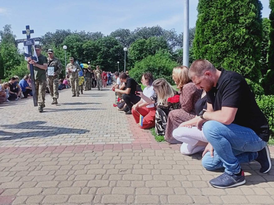 Бориспіль провів в останній шлях Олександра Руденко Бориспіль провів в останній шлях Олександра Руденко