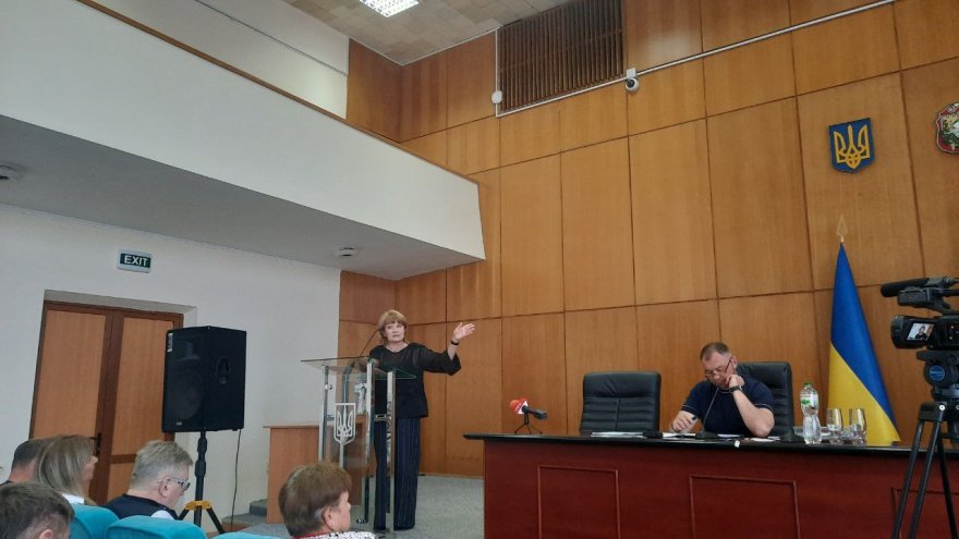 Людмила Бистра презентувала  проект  «Наші герої»