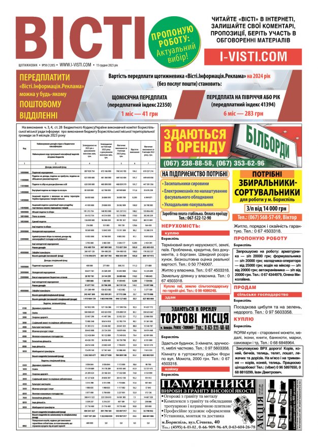 Прочитати свіжий номер газети ви можете в електронному форматі