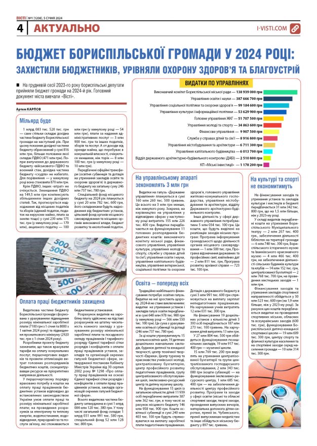 Прочитати свіжий номер газети ви можете в електронному форматі
