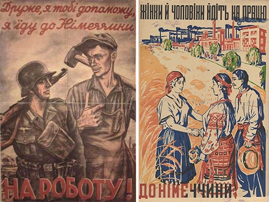 Зі знаком «OST»:  остарбайтери Бориспільщини