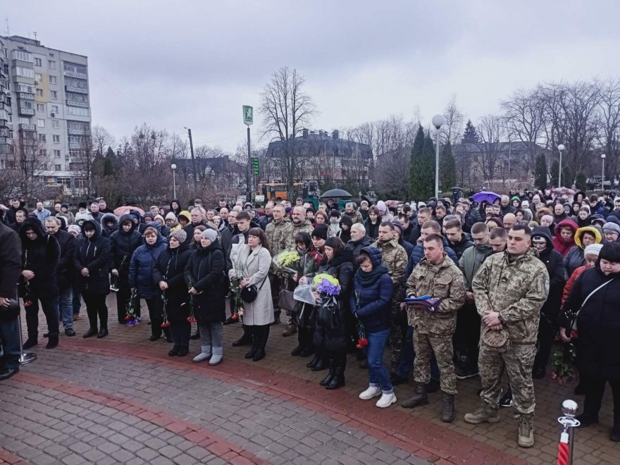 В останній шлях Бориспіль провів Сергія Пономарьова