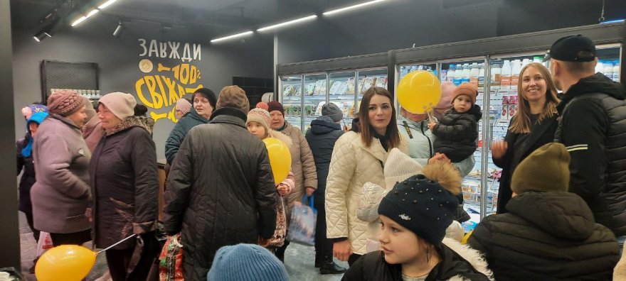У селі Мирному на Бориспільщині відкрили «М’ясомаркет» від МХП