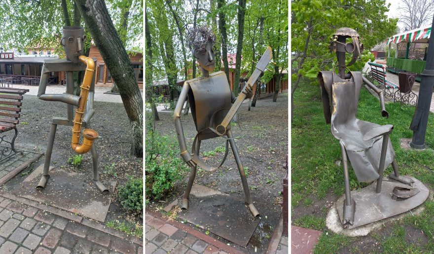 Кому заважають фігури в міському парку? Залишать лише жабу — «символ» Борисполя Кому заважають фігури в міському парку? Залишать лише жабу — «символ» Борисполя