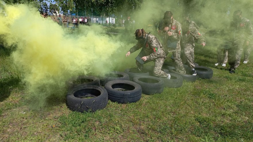 Шкільні рої Бориспільської громади виборювали першість у військово-патріотичній грі «Сокіл» («Джура»)