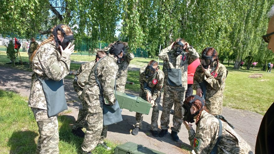 Шкільні рої Бориспільської громади виборювали першість у військово-патріотичній грі «Сокіл» («Джура»)