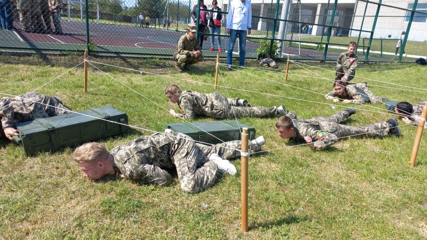 Шкільні рої Бориспільської громади виборювали першість у військово-патріотичній грі «Сокіл» («Джура»)