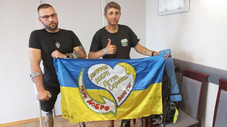 Бориспіль вітав блогера-волонтера Петра Скрипку Бориспіль вітав блогера-волонтера Петра Скрипку