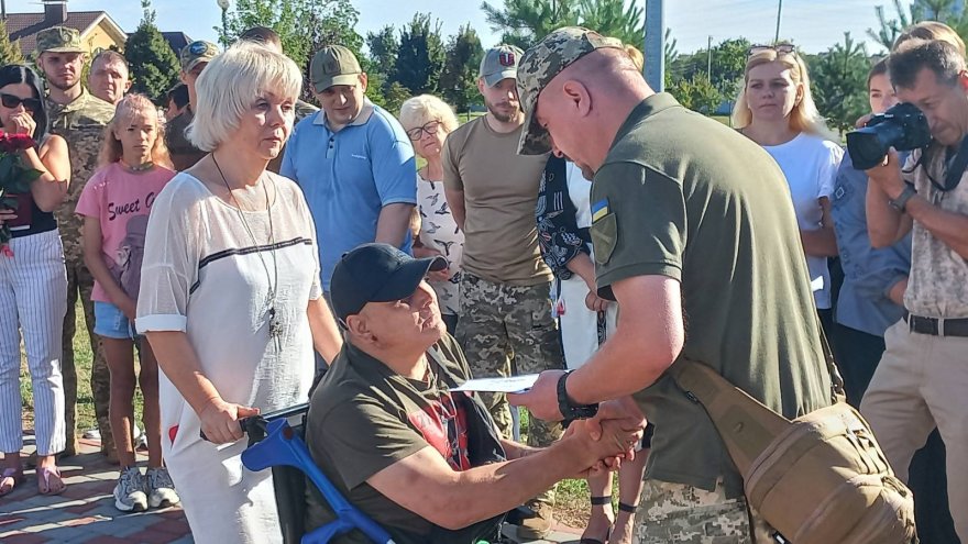 До Дня Прапора у Борисполі відзначили тих, хто наближає Перемогу