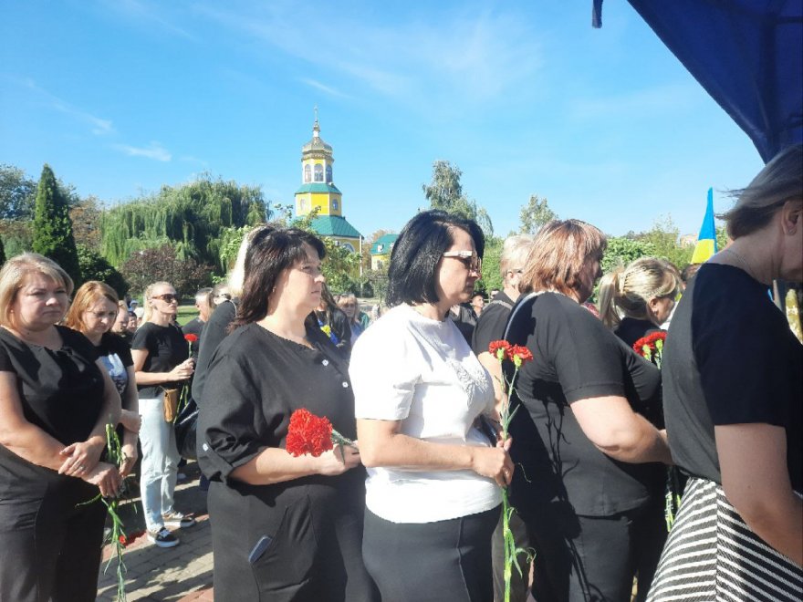 Бориспільська громада провела в небесну височінь полеглих захисників Юрія Щербину й Олександра Секерка