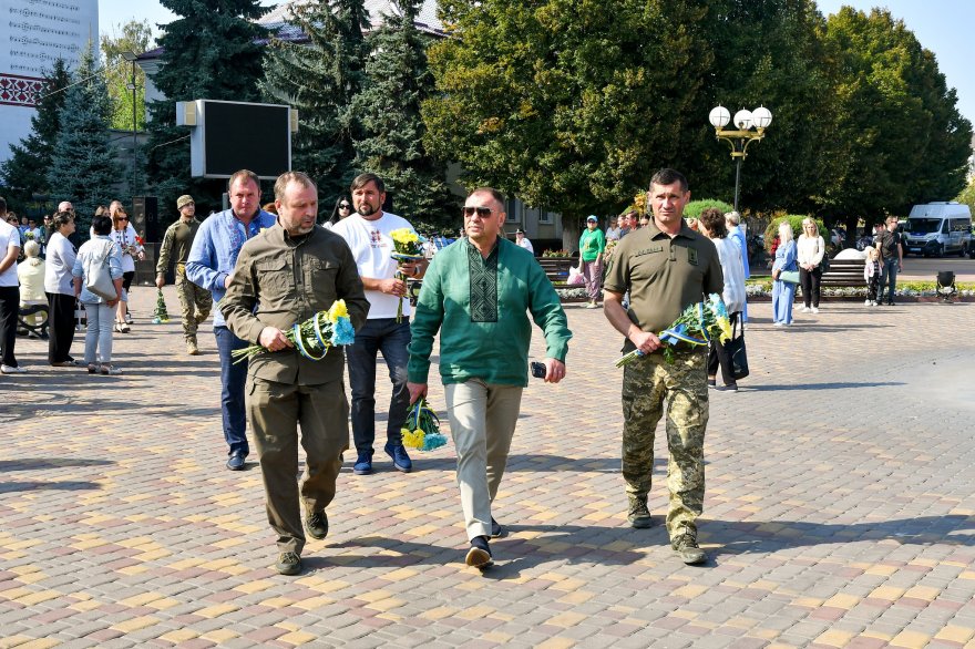 На Європейській площі Борисполя відбулися урочистості з нагоди Дня міста