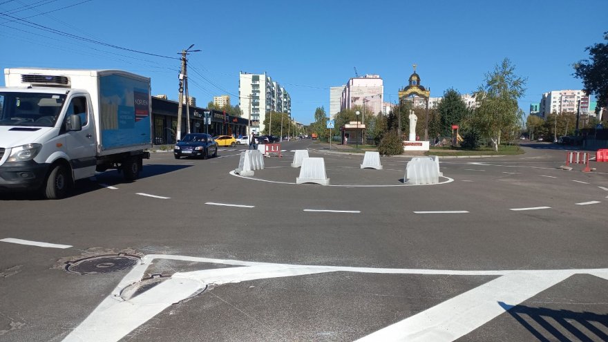 У Борисполі облаштували всі три кругові розв’язки