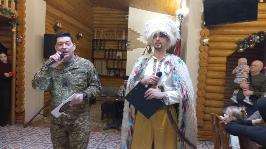 Різдвяна казка на сучасний лад — свято бориспільським дітям від захисників 