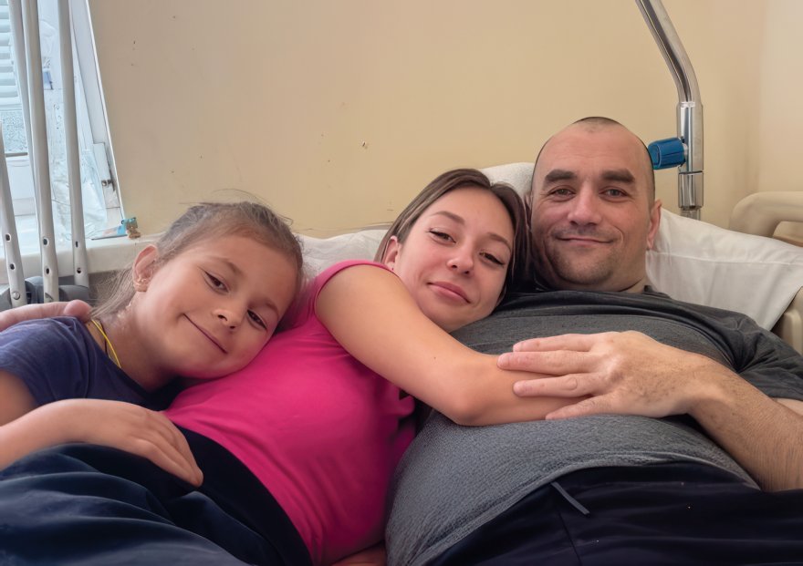 Родина з Борисполя дочекалась повернення з полону Олега Біленка