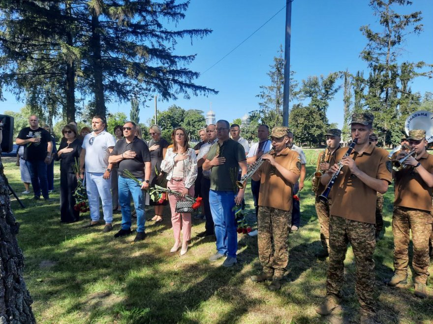 Відкриття Алеї героїв в Глибокому та зустріч представників Бориспільської міської ради з громадою Відкриття Алеї героїв в Глибокому та зустріч представників Бориспільської міської ради з громадою