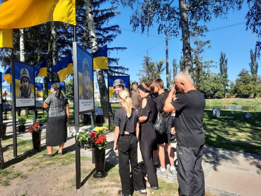 Відкриття Алеї героїв в Глибокому та зустріч представників Бориспільської міської ради з громадою Відкриття Алеї героїв в Глибокому та зустріч представників Бориспільської міської ради з громадою