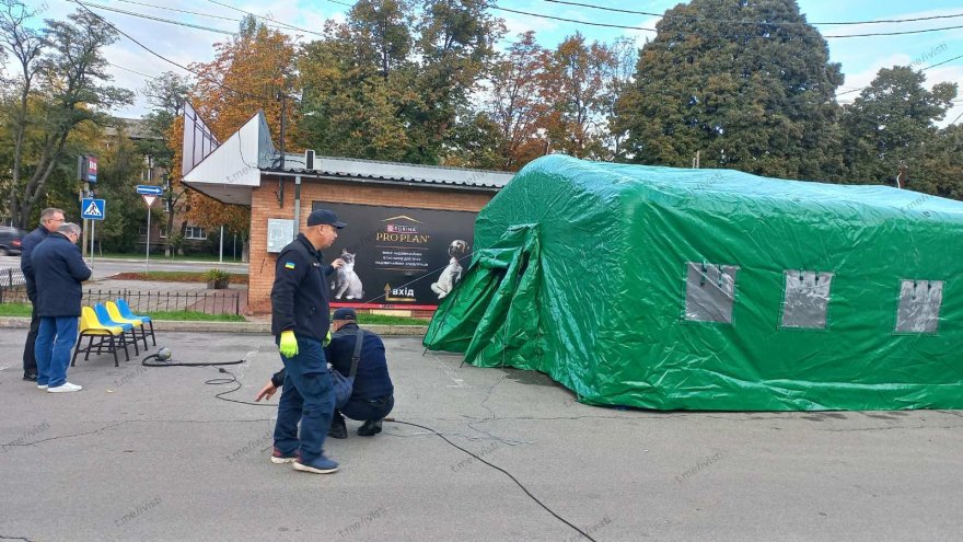 У Борисполі розгортають три мобільні пункти незламності