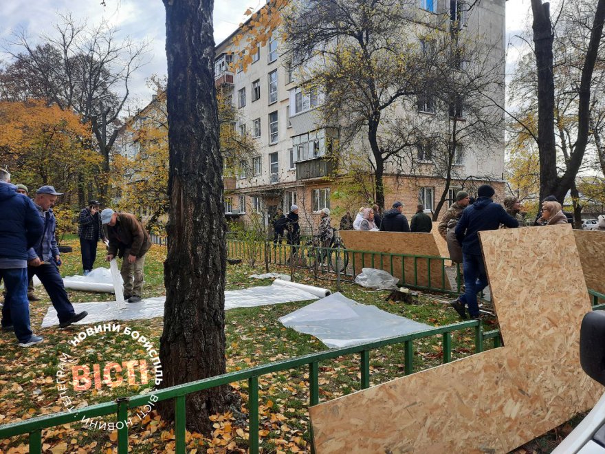Наслідки жахіття нічного прильоту у Борисполі Наслідки жахіття нічного прильоту у Борисполі