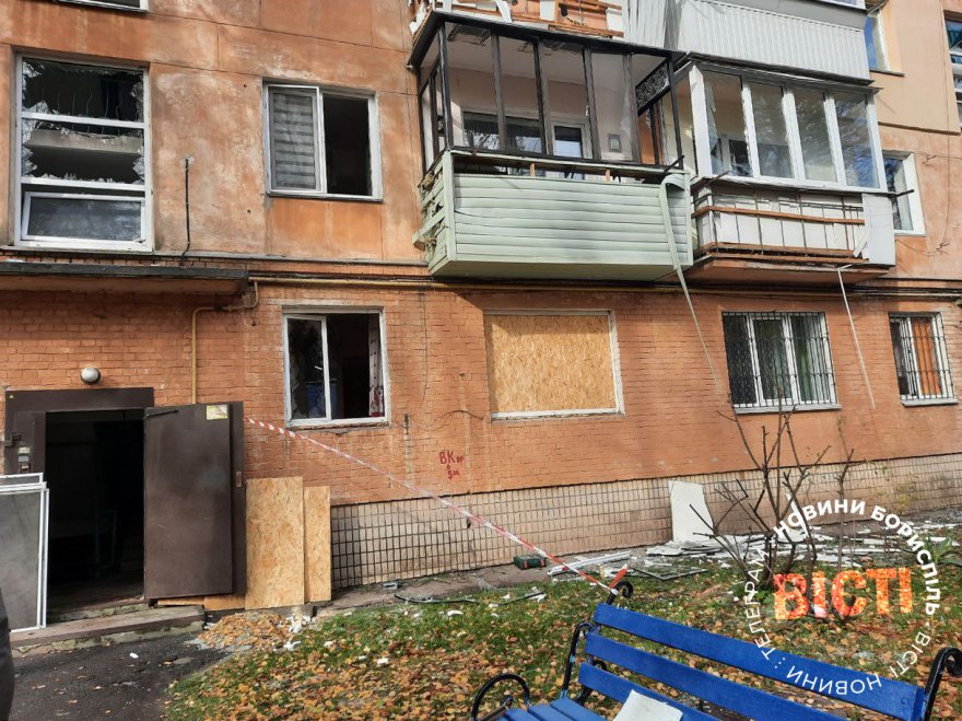 Наслідки жахіття нічного прильоту у Борисполі Наслідки жахіття нічного прильоту у Борисполі