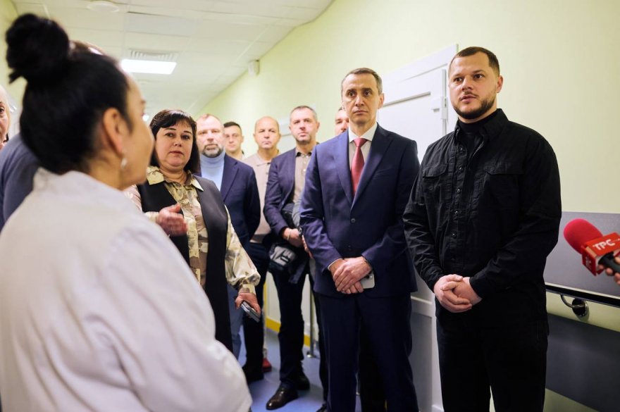 Міністр охорони здоров’я Віктор Ляшко та голова КОДА Микола Калашник проінспектували нове реабілітаційне відділення у Бориспільській БЛІЛ Міністр охорони здоров’я Віктор Ляшко та голова КОДА Микола Калашник проінспектували нове реабілітаційне відділення у Бориспільській БЛІЛ