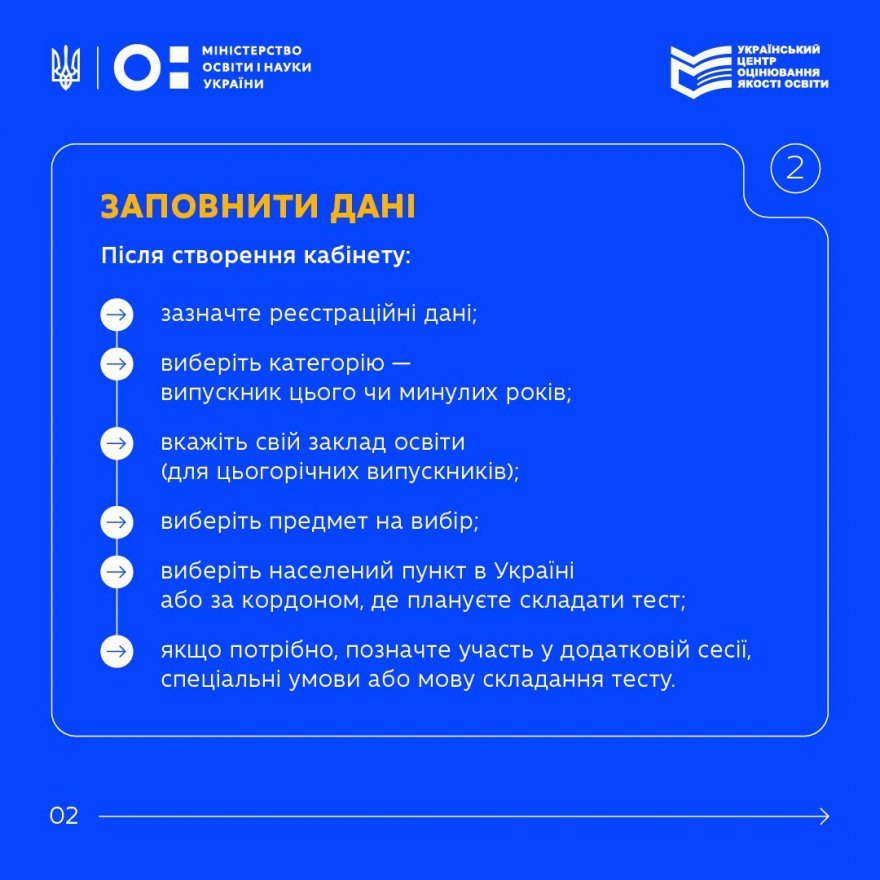 Починається реєстрація на НМТ