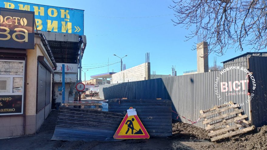 На в’їзді на ринок «Новий» масштабне будівництво