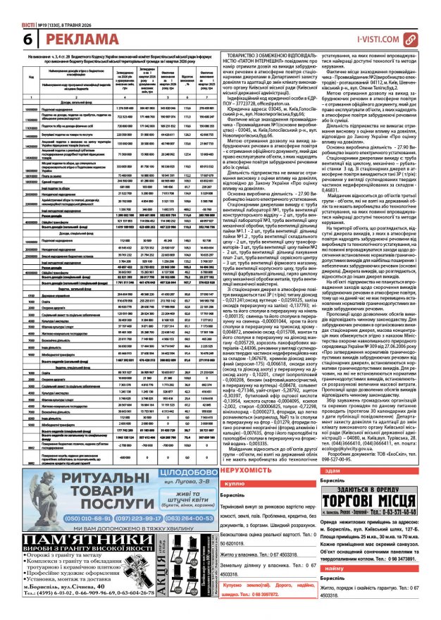Прочитати свіжий номер газети ви можете в електронному форматі