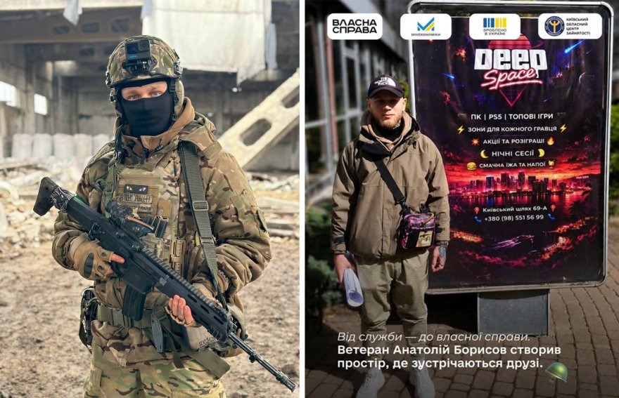 Шлях до мрії: як учасник бойових дій із Борисполя скористався грантом для старту власного бізнесу